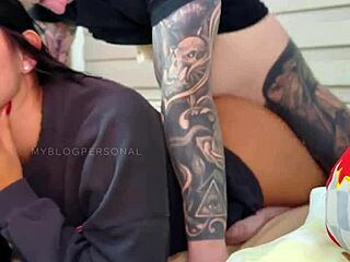 colombian model rides student's cock homemade orgasm tape