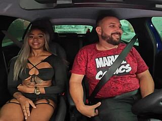 ana sasuga stripped naked on sao paulo streets car ride