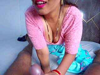 delhi housewife gives sloppy blowjob closeup then swallows accidental cum mouthful