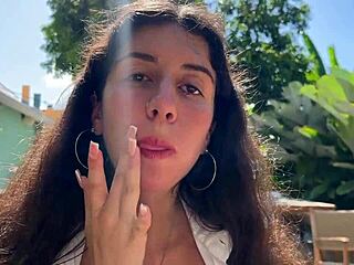 friend blasts cumshot face cafe i slurp sperm off food