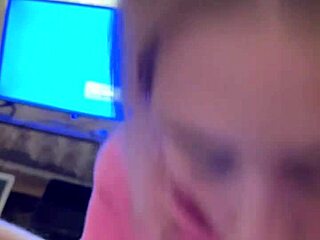 Hoodie Slut Chokes on Cock for Cumshot Facial!