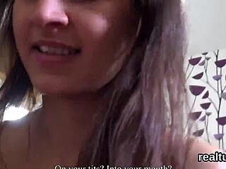 czech cutie teased supermarket banged pov?