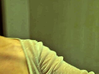 Hidden Cam Catches Naked Girl Trying Panties in Public Locker Room Spy