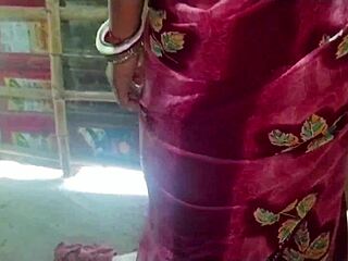 desi sister-in-law bends for doggy lap fuck in hindi