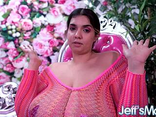 bbw rose d kush rides silicone dick torso hard