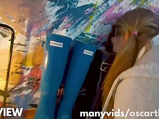 Daddy's forbidden boot room tempts schoolgirl in heels pt 1