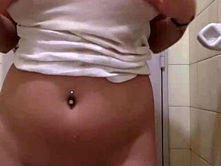 Stepsis Films Wet Naked Tits for Stepdad Bathroom Tease