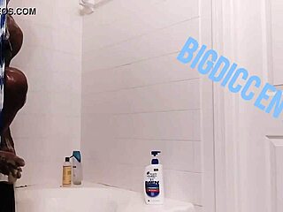 slow strokes in the steamy shower before the clock ticks too far