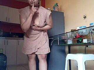 Housewife Masturbates Open Door Caught Neighbor
