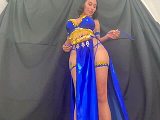 arab lady spreads her big ass and tits wide for deep anal penetration by huge cock