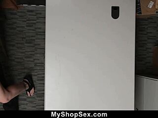 mall cop punishes teen shoplifter with rough doggy 😈🍑