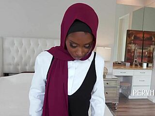 tiny hijab teen's innocent adventure turns into horny arab fuck?