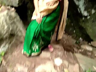 stepsis bent over for quick jungle fuck on family vacation - risky?