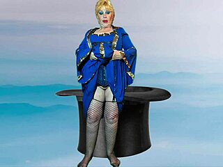 Dark Magician Granny Drills Missionary Creampie in Cosplay Magic