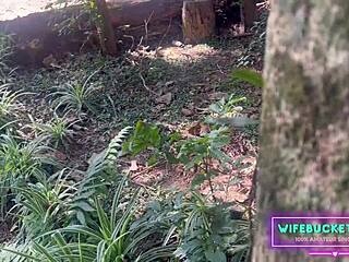 hey babe, watch my girlfriend trick her yoga instructor into ffm cock ride