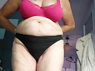 granny fucks her old hairy pussy deep with big cucumber