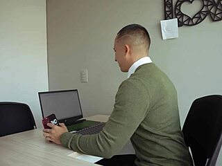 Skinny Latina Teen Slut Rides Boss Cowgirl For Office Job Quickie