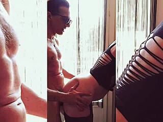 french couple sways into erotic rhythm of desire and dance