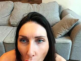 damn this dildo shakes me to orgasm then hot cum splashes my face