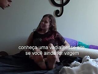 Brazilian dorm amateur teen preps shaved ass for deep anal pounding