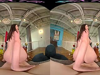 alyx star vibes her big tits in vrallure meditation