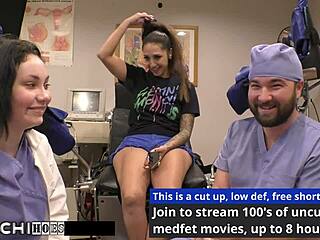lesbian patient stefania mafra gets hitachi orgasms from tampa doctor