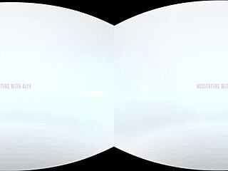 alyx star vibes her big tits in vrallure meditation