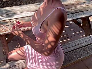 i love showing my big italian tits outdoor in florida