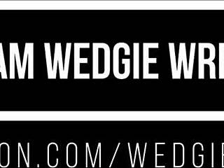 Tag Team Wedgie Wrestling Turns Into Sexy Ass Action