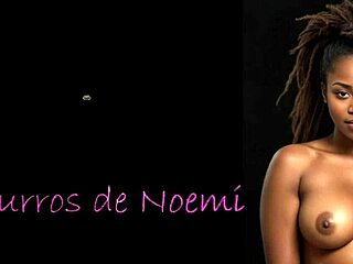 Noemi whispers dirty secrets while cumming on dildo close-up!