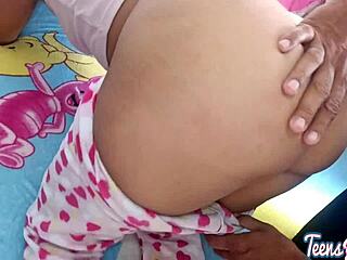 Schoolgirl skips class for daddy creampie pounding!