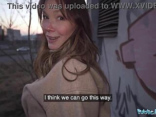 Wow! Hot Venezuelan babe sucks cock for public cash!