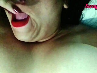 hey, check out this cute chubby latina milf's sexy big tits solo play