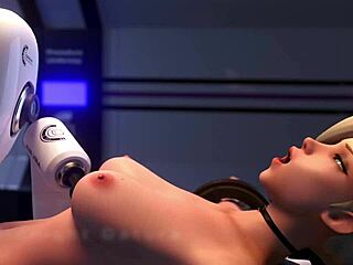 mercy cums hard and gets knocked up by ai dom