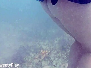 swimming creampie deep underwater thrill