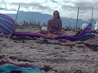 helena price teases cock nude on caribbean beach day two