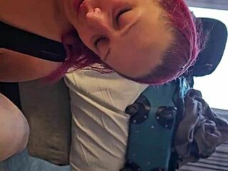 milf fat deepthroats small cock so good she orgasms sucking