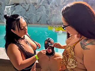 Smoking Big Tits Latina Friend Blows Smoke in Limp Cuckold's Face