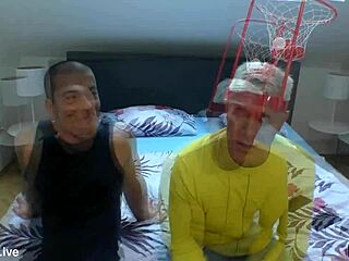 Fans threesome pounds massive stepson cock