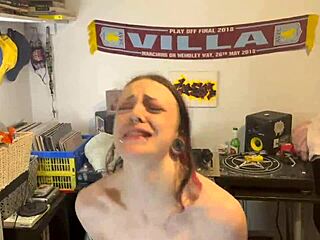 rokky horror goth slut's wild piss deepthroat and masturbation clips