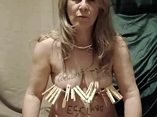 my slave self-session clamps candles insults wild