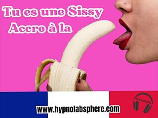 Sissy hypno journey feminized by sensual french penis addiction