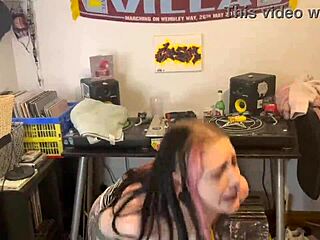 rokky horror goth slut's wild piss deepthroat and masturbation clips