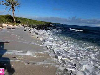 What if your girlfriend stripped nude on a busy public beach for everyone?