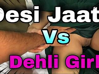Horny Indian Jaat roughly fucks cute blonde first time squirting