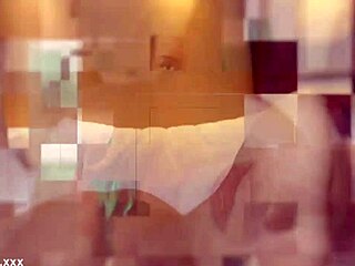 flirty student neighbor strips lingerie flashes ass before solo fucking
