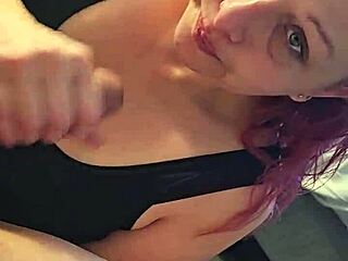 milf fat deepthroats small cock so good she orgasms sucking