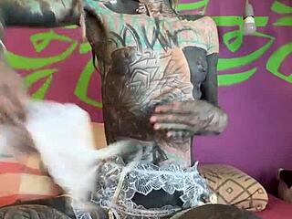 goth german babe strips teases with dirty talk toys and shaved pussy fingering
