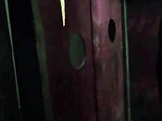 milf gulps cocks at gloryhole... how many loads today?