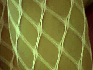 pretty brunette teen jenny welch rides cock hard in pink fishnets pantyhose